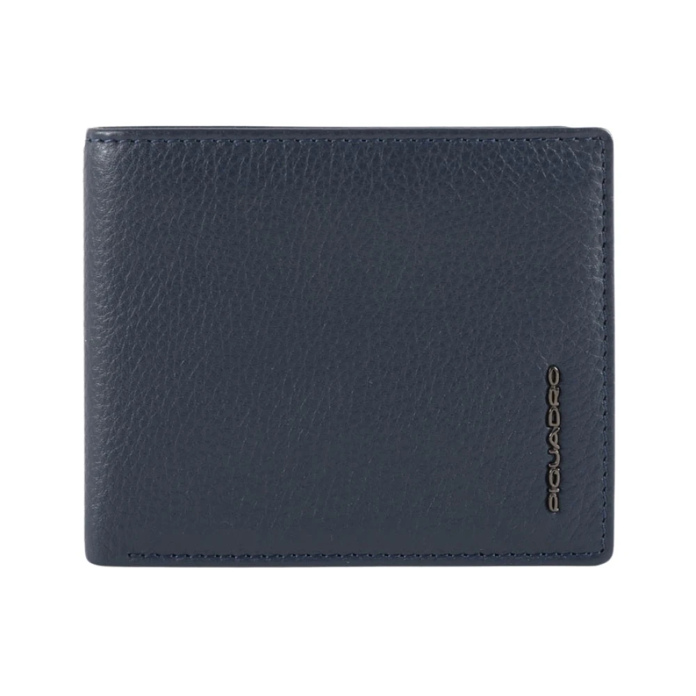Piquadro Herren Blau - Brieftasche Mit Klapp-Ausweisfenster- Münz - Accessories - One Size