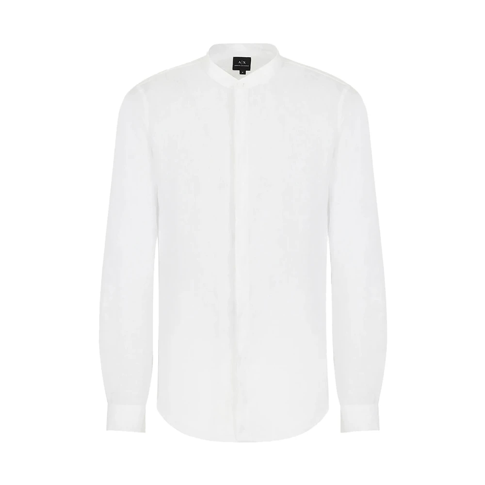 Armani Exchange Herren Weiß - Es Hemd Elegant Modern Must-Have - Shirts - S