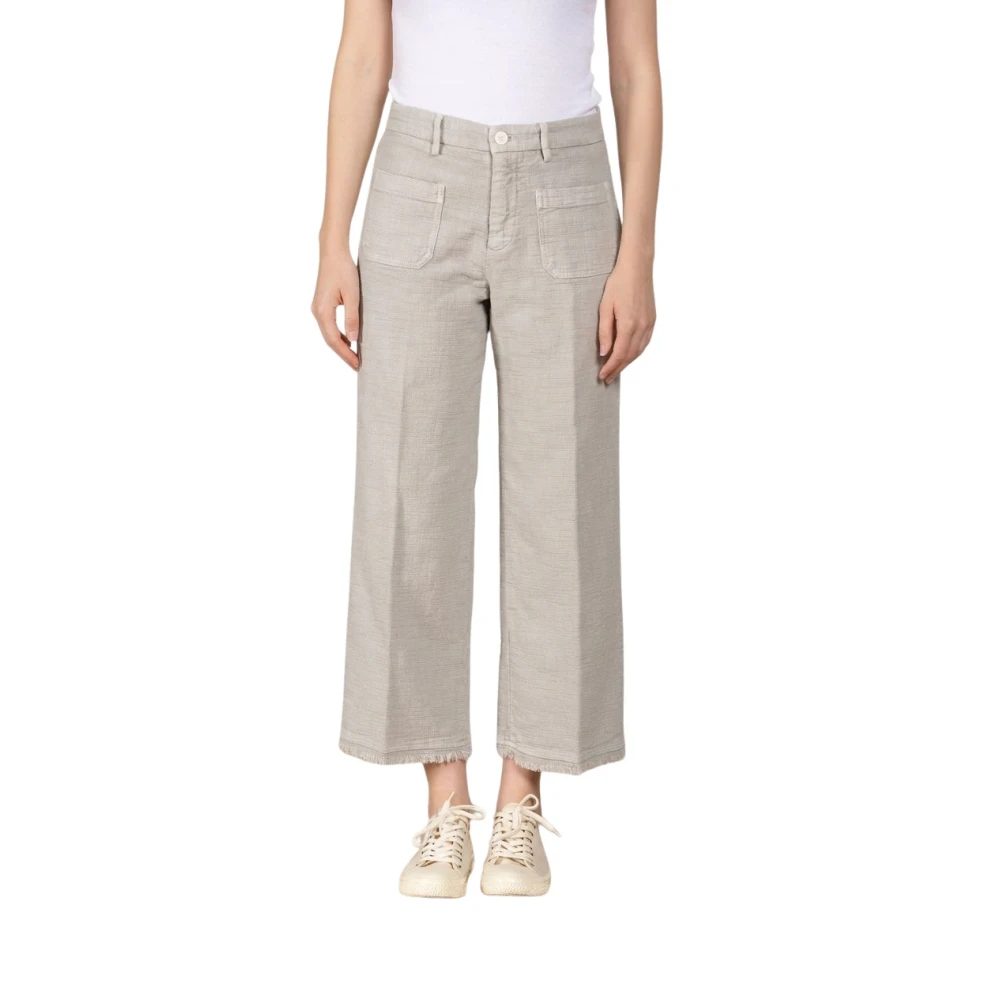 Mason's Damen Blau - New York Studio Cropped Chino Hose - Trousers - 2XL