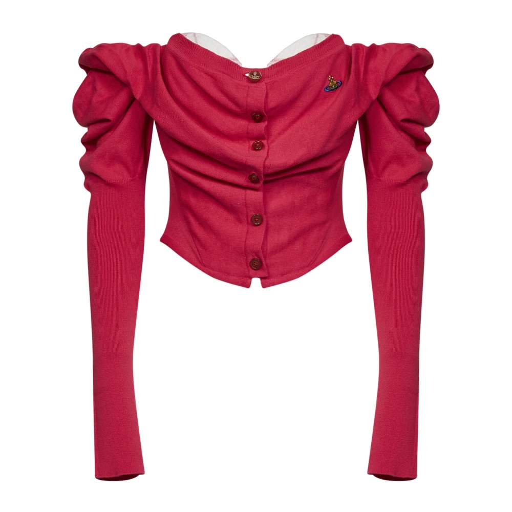 Vivienne Westwood Damen Rot - Cardigans - Knitwear - L