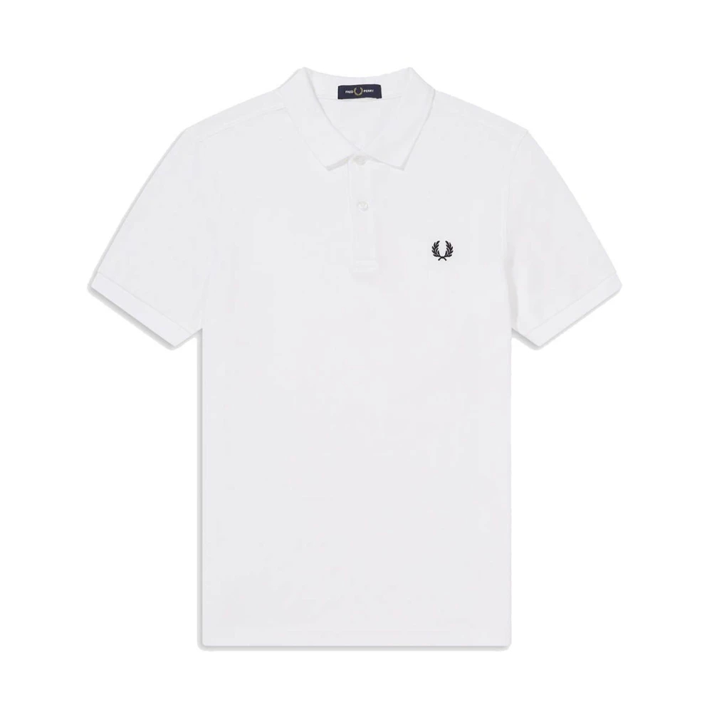 Fred Perry Weiß Polo-Shirt Plain - Bild 15