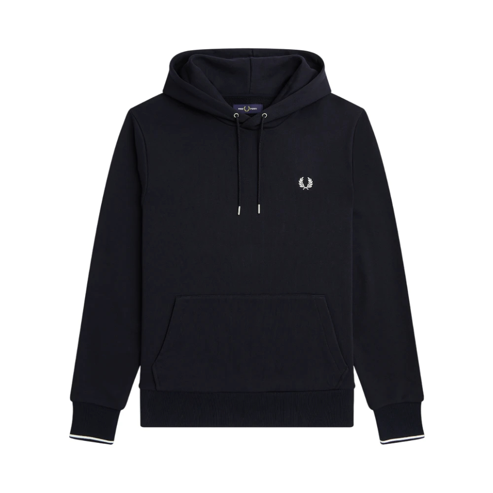 Sweatshirt FRED PERRY Tipped Hooded Sweatshirt Navy M - Bild 11