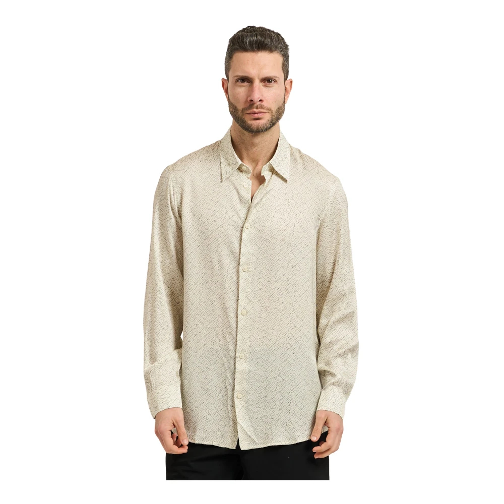 Armani Exchange Herren Beige - Ax Langarmshirt - Shirts - M