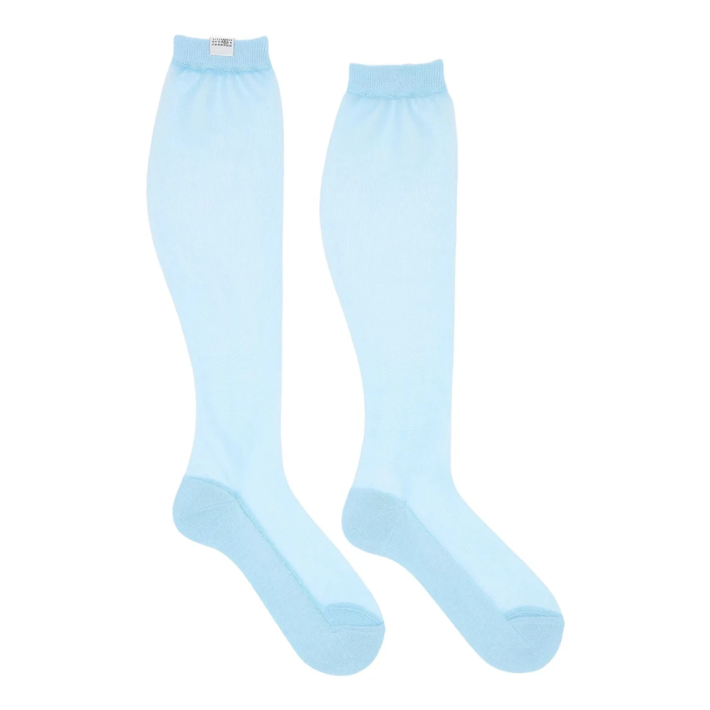 Mm6 Maison Margiela Damen Blau - Bootleg Socks - Underwear - M