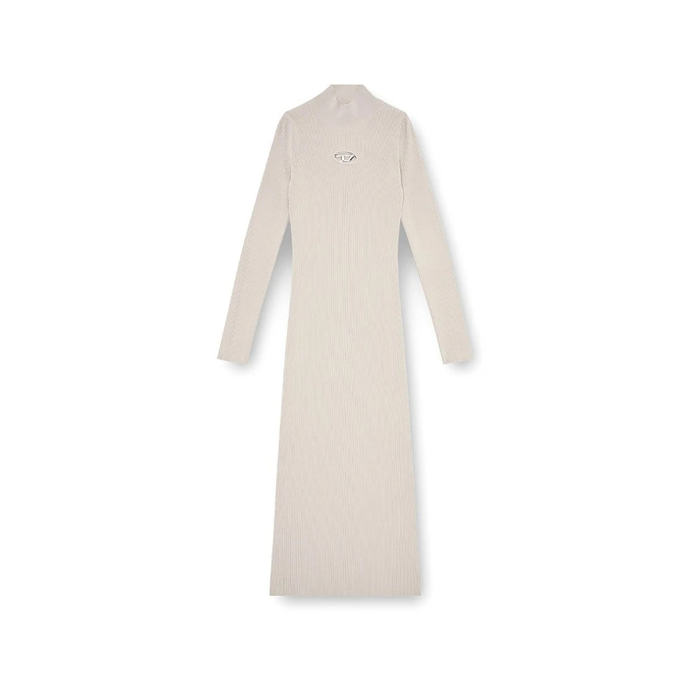 Diesel - Mock Neck Midi-Kleid - Dresses - Damen - Grau - L