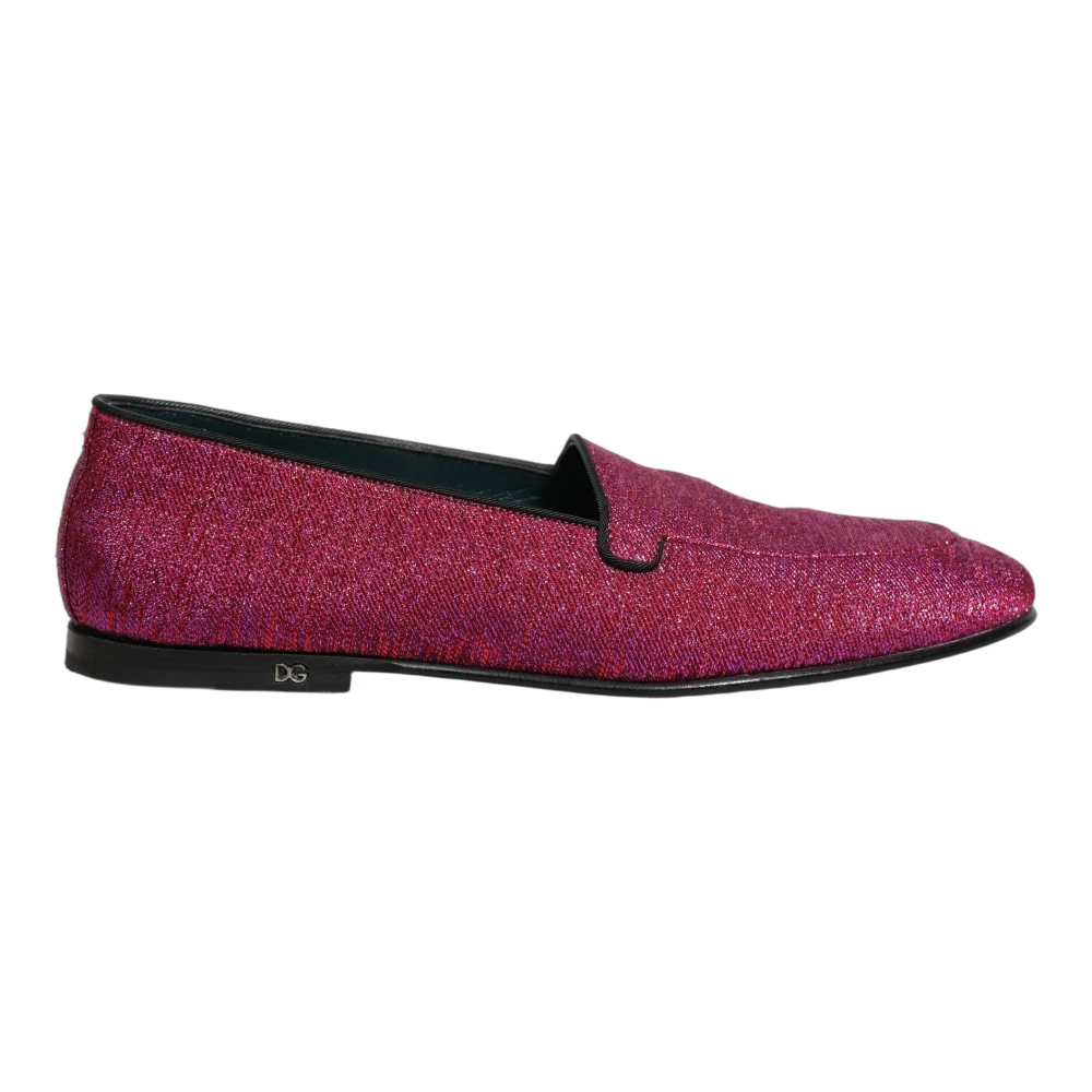 Dolce & Gabbana Herren Rosa - Loafers Dress Schuhe - Shoes - 43 Eu