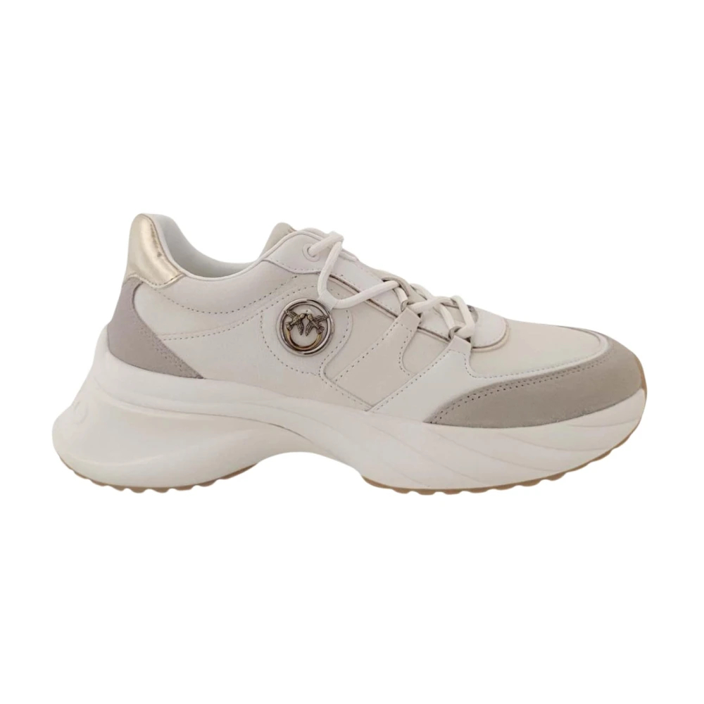 Pinko Damen Creme Sneakers Ariel Ss0215p021 - Bild 2