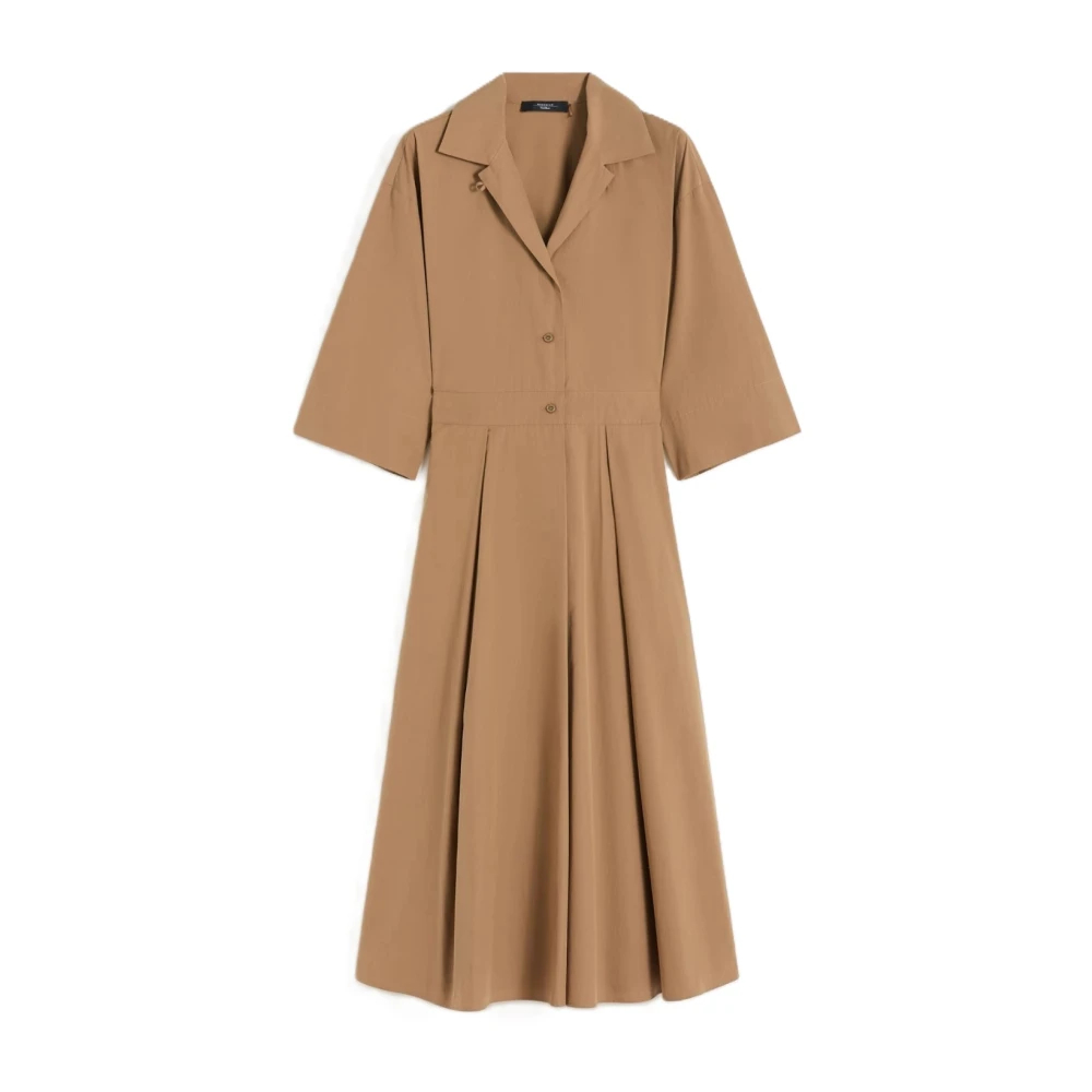 Weekend Max Mara Damen Braun - Midi Kleider - Dresses - 2XS