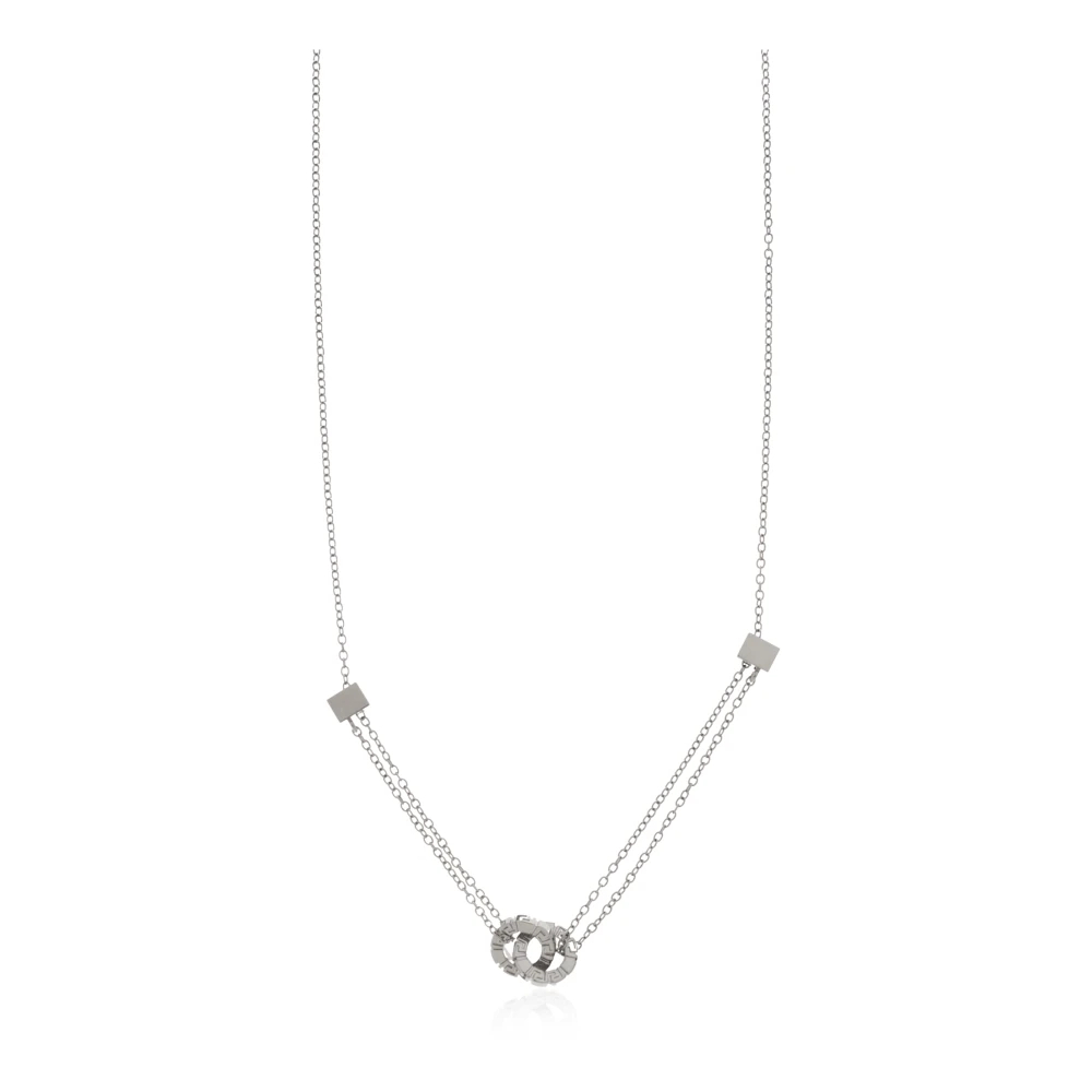 Versace Damen Grau - Greca Necklace - Accessories - One Size