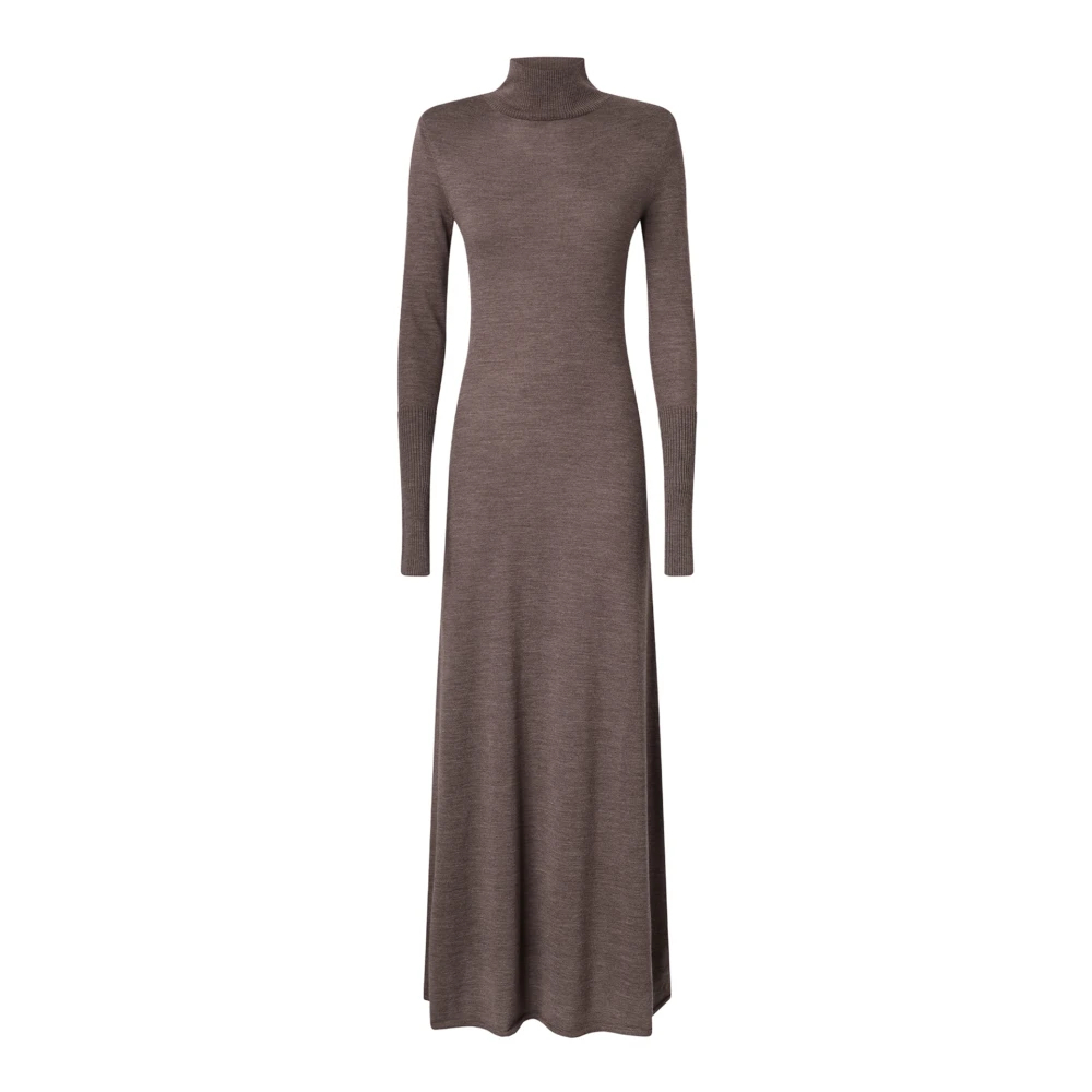 Pinko Damen - Langes Rollkragenkleid Aus Merinowolle - M - Bild 4