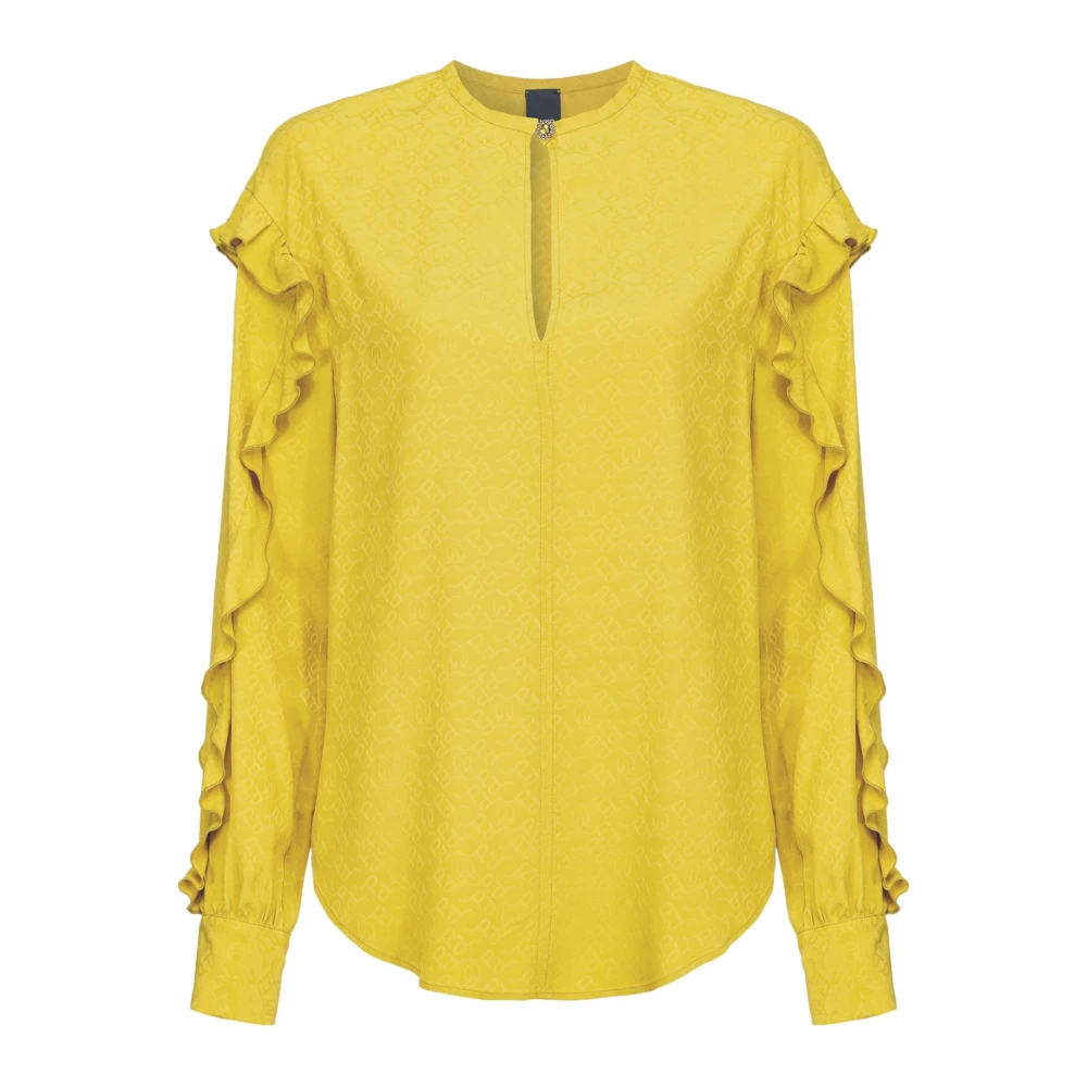 Pinko Damen Grün - Fluidabuse Bluse - Blouses & Shirts - L