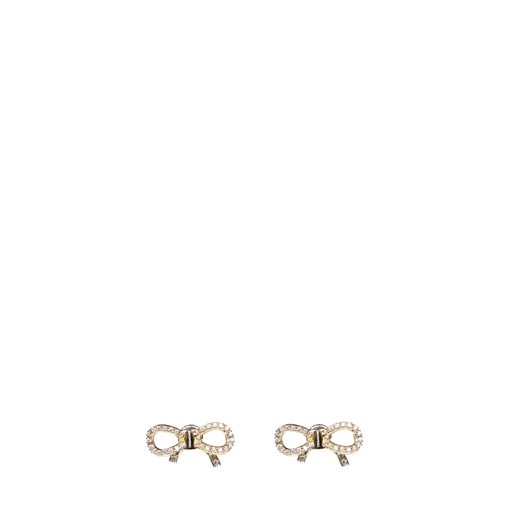 Ferragamo - Vara Bow Ohrringe - Accessories - Damen - Gelb - One Size