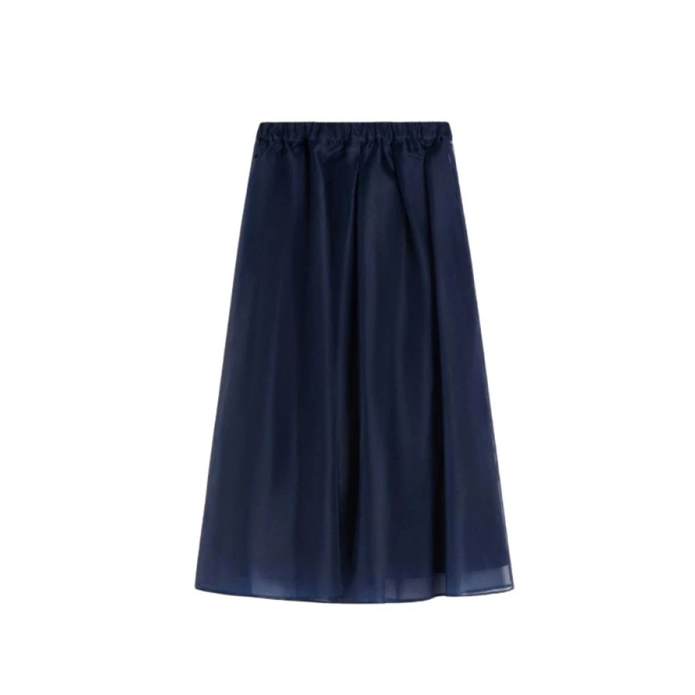 Weekend Max Mara Damen Blau - Wkdvisino Ausgestellter Rock - Skirts - S