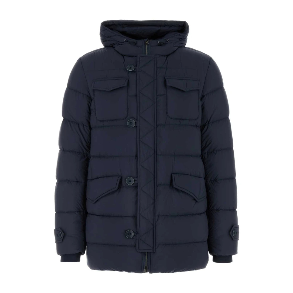 Herno - Navyblaue Daunenjacke Für Männer - Jackets - Herren - Blau - Xl