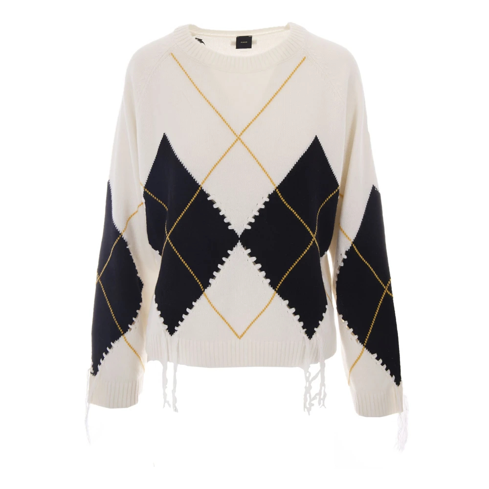Pinko Damen Multicolor - Maglione Berna Traforato - Knitwear - Mehrfarbig - M