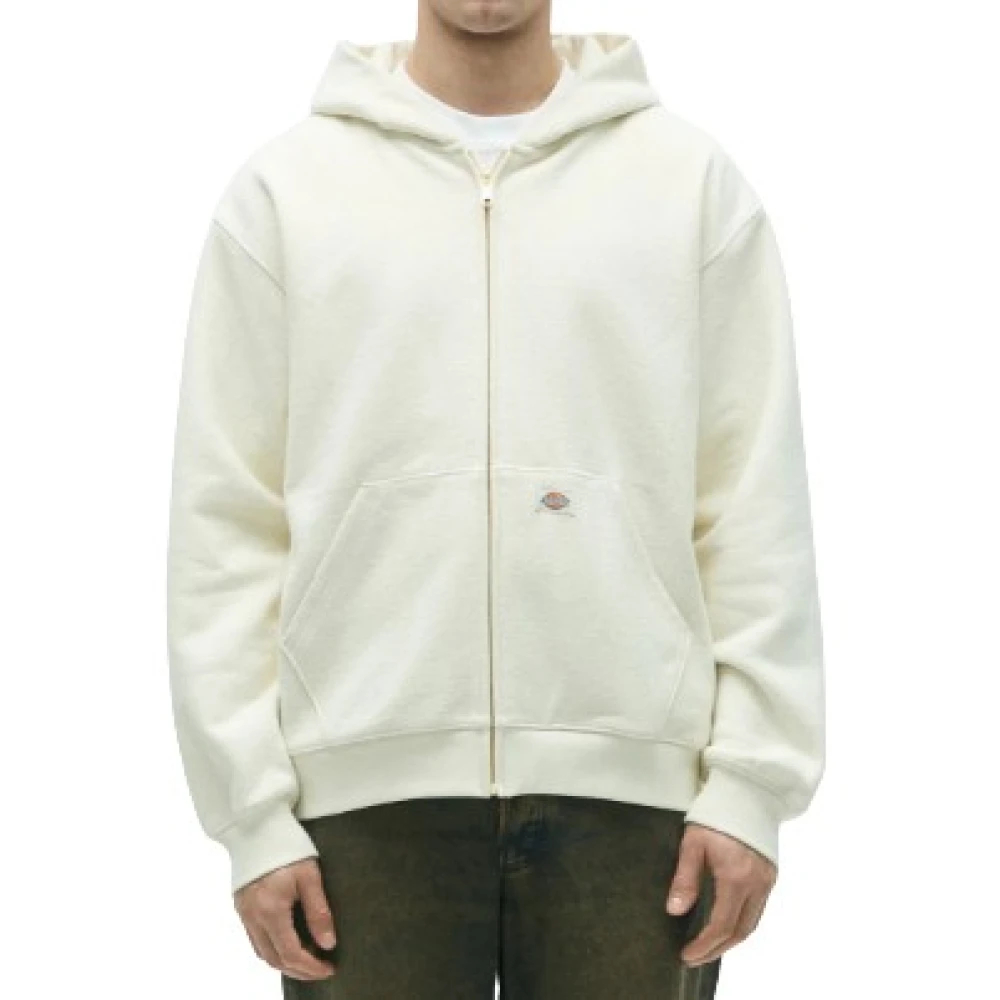 Dickies Herren Beige - Mineral Kapuzenjacke Mit Durchgehendem Reißverschluss - Sweatshirts & Hoodies - Xs
