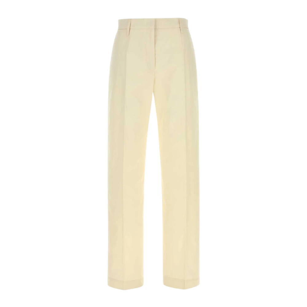 Jil Sander Damen Weiß - Gerade Hose - Trousers - Xs
