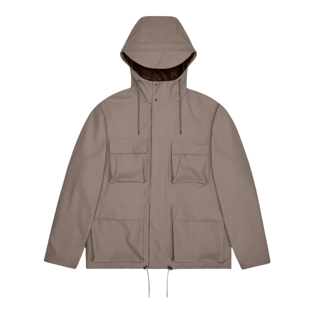 Rains - Pocket Jacket - Jackets - Herren - Braun - L - Bild 6
