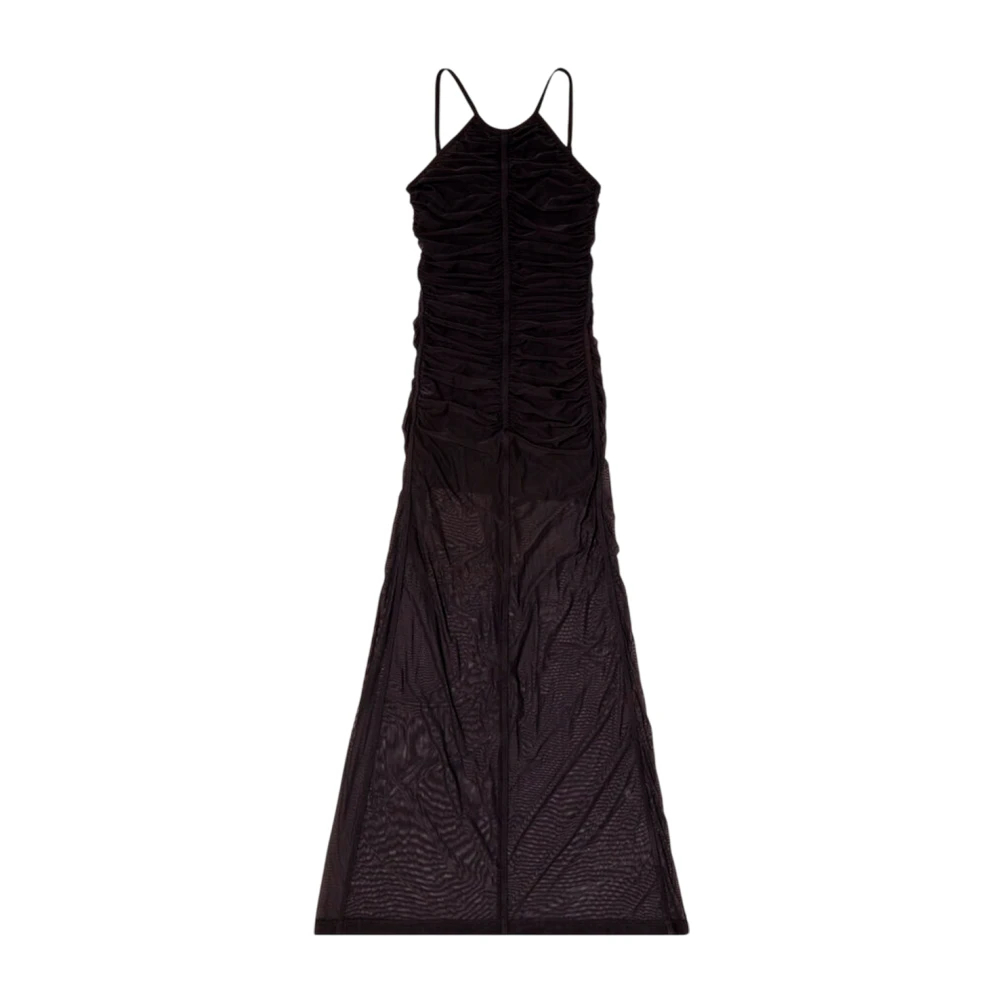Diesel Damen Schwarz - Layered Silhouette Long Dress - Dresses - K -L