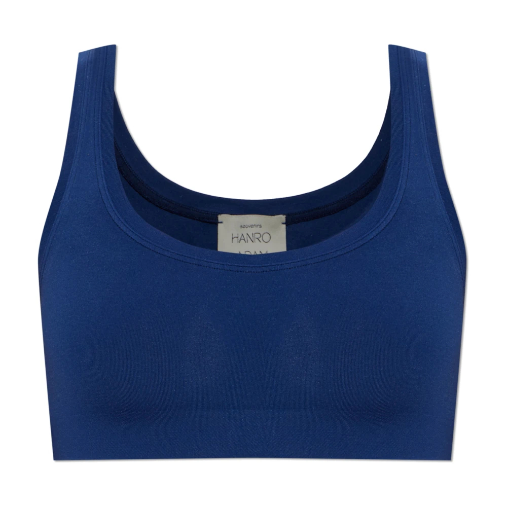 Hanro Damen Blau - X Adam Sporty Top - Tops - Xs