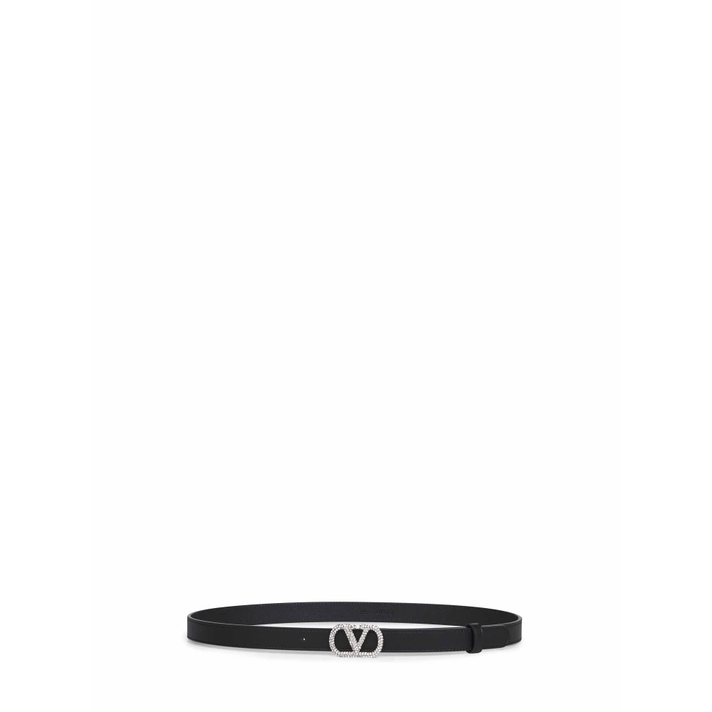 Valentino Garavani - Vlogo Signature Gürtel - Accessories - Damen - Schwarzk - 90 Cm