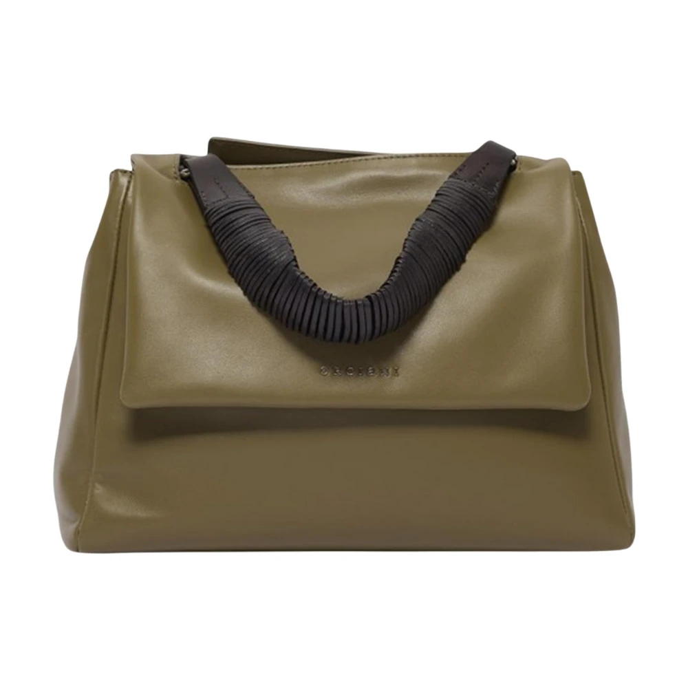 Orciani Damen Grün - Sveva Soft Medium Schultertasche - Bags - One Size