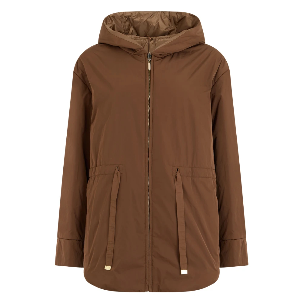 Max Mara - Gesteppte Jacke Mit Kapuze - Jackets - Damen - Braun - Xs