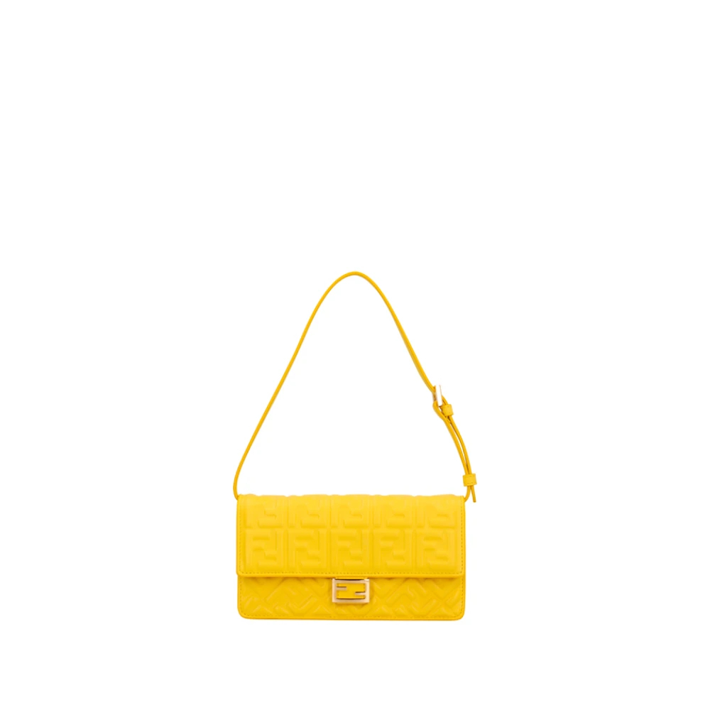 Fendi - Baguette Wallet On Chain - Bags -Damen -Gelb -One Size