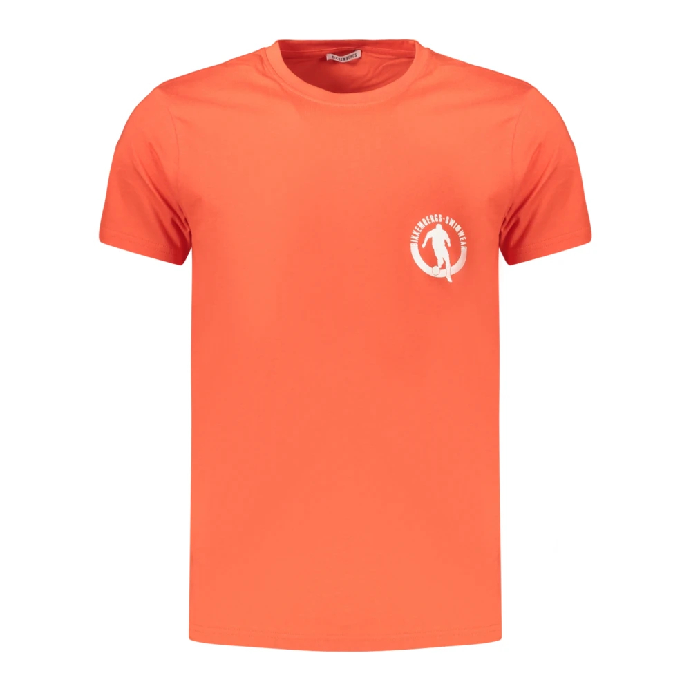 Bikkembergs Herren Orange - Pupino Kurzarm-T-Shirt - Tops - 2XL
