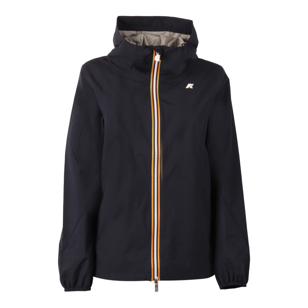 K-Way Damen Blau - Marguerite Stretch Poly Jersey - Jackets - 2XL