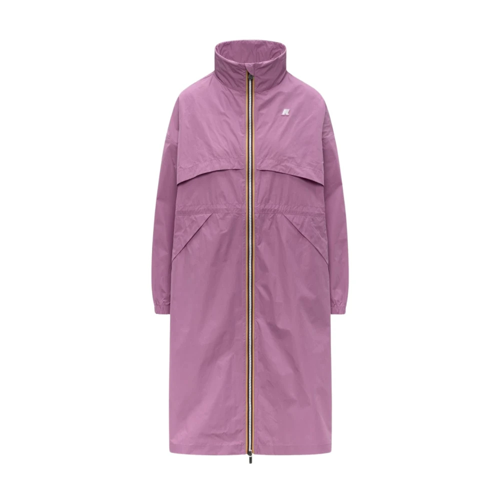 K-Way Damen Violett - Aube Memory Touch Jacket - Coats - Lila - Xs