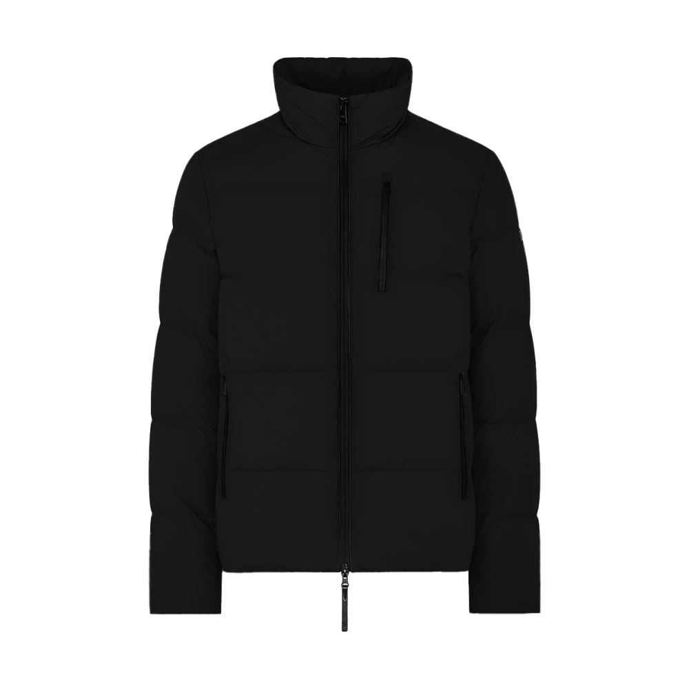 Duno Herren Schwarz - Kurze Gesteppte Daunenjacke - Jackets - K - 2XL