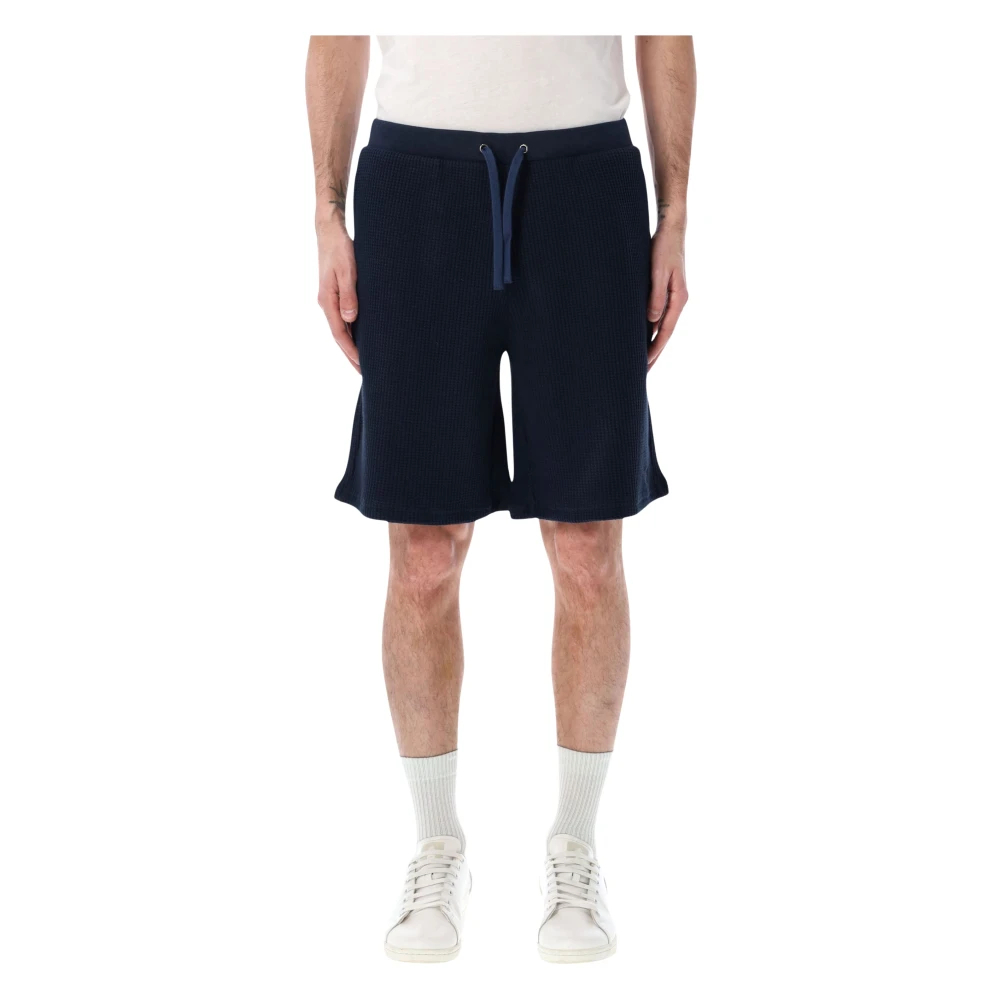 Emporio Armani Herren Blau - Bermuda Short Waffle - Shorts - Xl