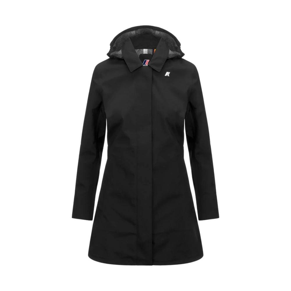 K-Way Damen Schwarz - Mathy Bonded Jersey - Jackets - K - 2XL