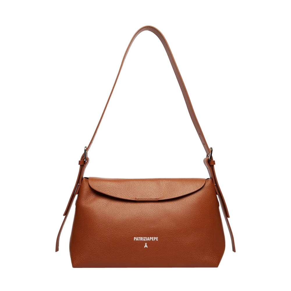Patrizia Pepe Damen Braun - Never Complete Schultertasche - Bags - One Size