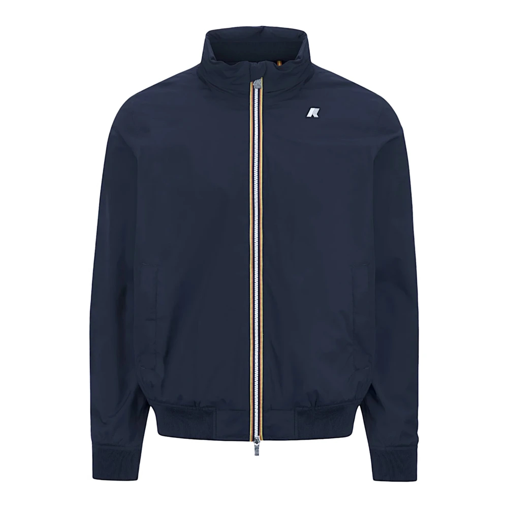 K-Way Herren Blau - Wasserdichter Stretch-Nylon-Mantel - Jackets - 2XL
