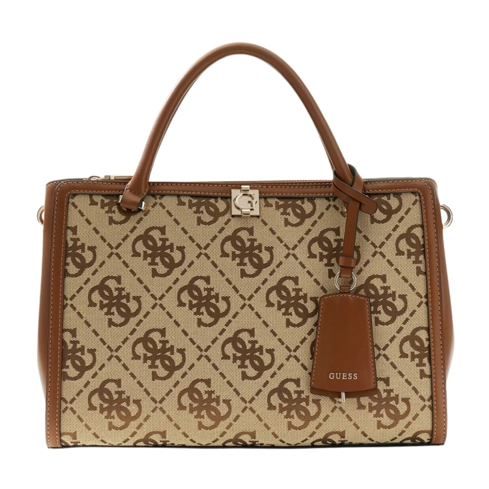 Guess Damen Beige Handtasche Mit Logo Girlfriend - Bild 5
