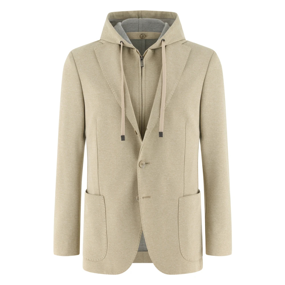 Boggi Milano Herren Beige - B Jersey Sweatshirt Jacke - Jackets - S