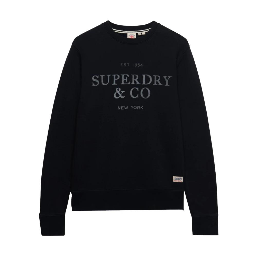 Superdry Herren Ton Für M2014717a Sweatshirt 1954 Company Relaxed Marineblau (Xxl), Lässig, Baumwolle - Bild 5