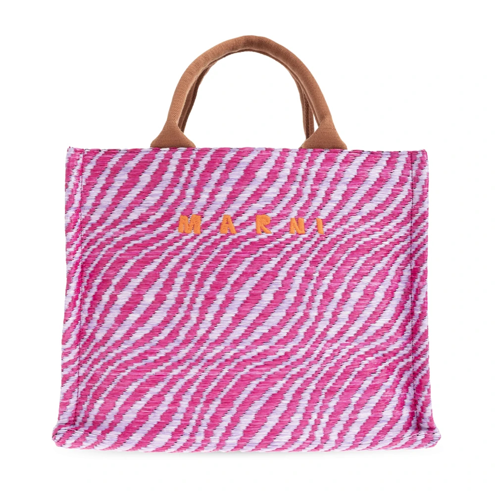 Marni Damen Rosa - Kleine Basket Tote Bag - Bags - One Size