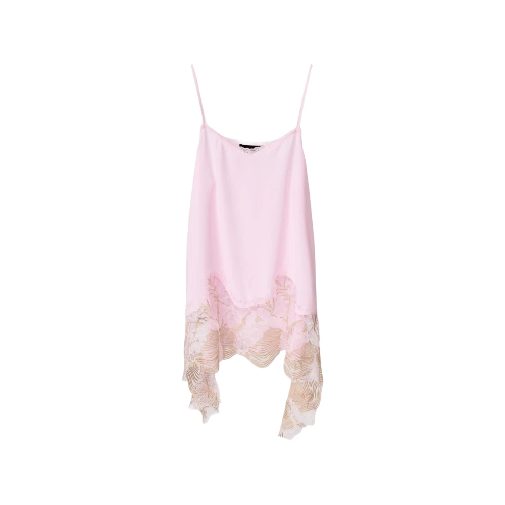 Fabiana Filippi Damen Rosa - Asymmetric Tank Top - Tops - S