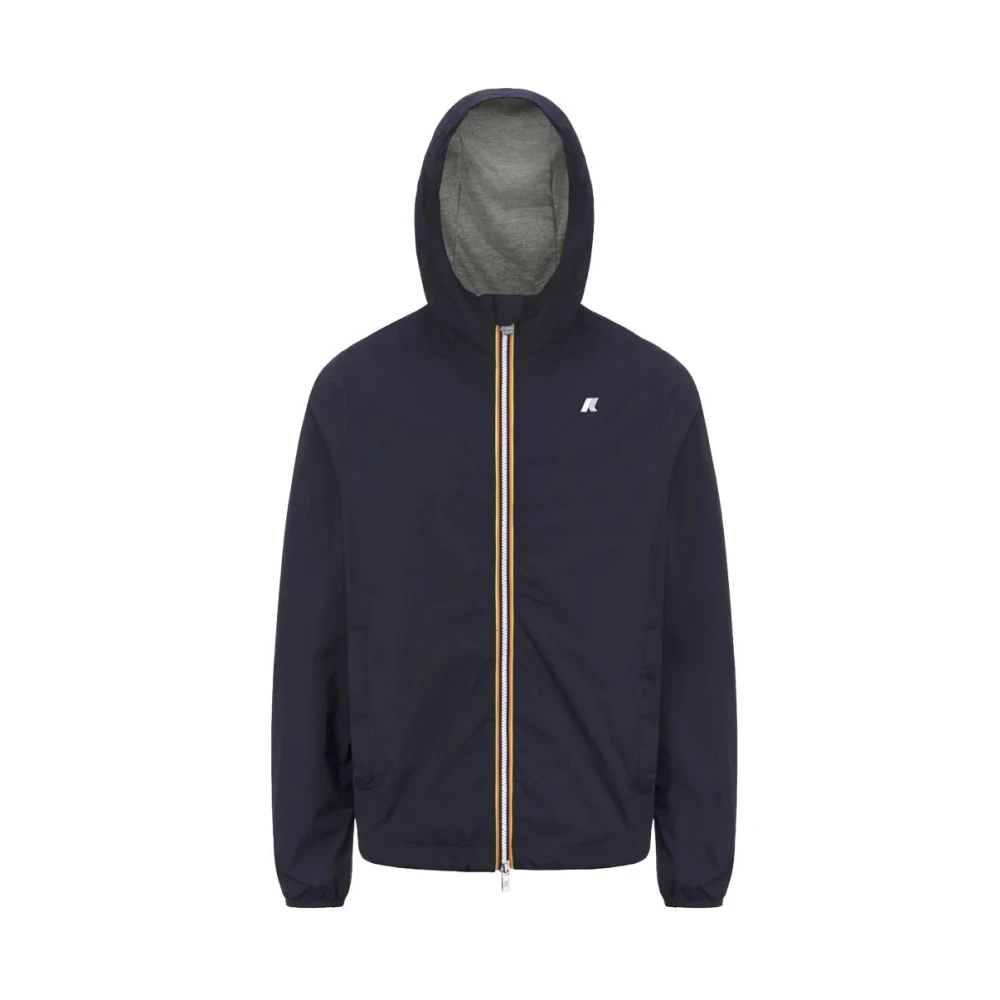 K-Way Herren Blau - Jack Stretch Nylon Jersey - Jackets - S