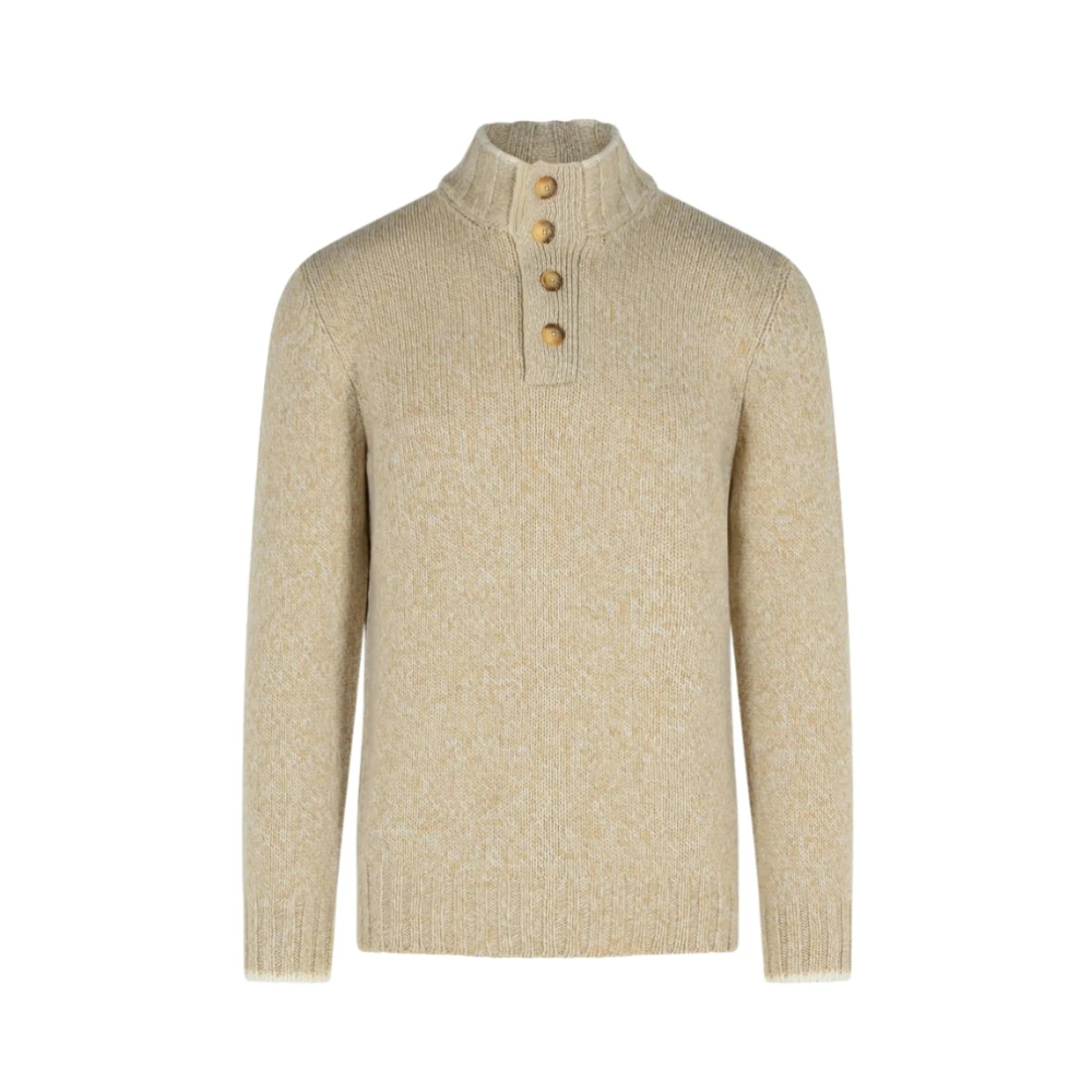 Gran Sasso Herren Beige - Lupo Turtleneck - Knitwear - 2XL