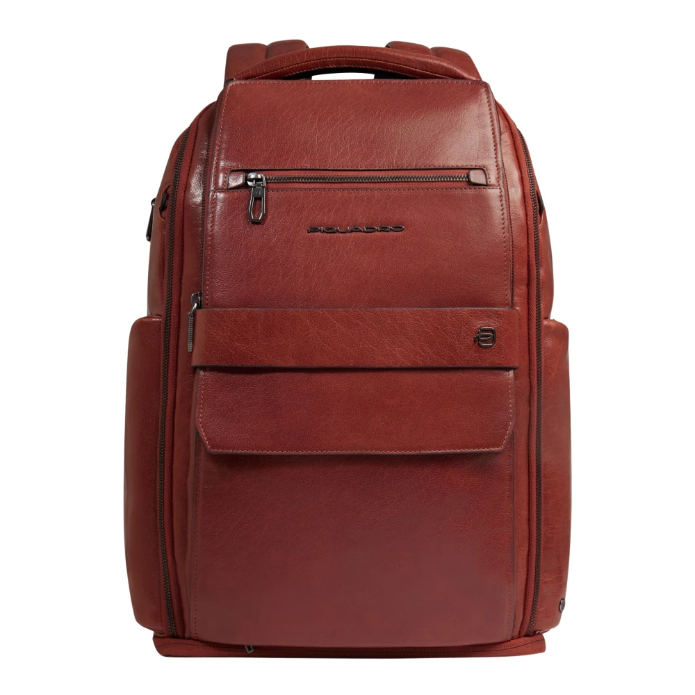 Piquadro Herren Rot - Commute Backpack - Bags - One Size