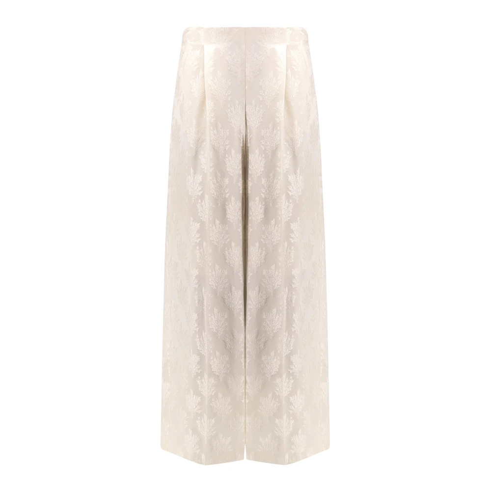 Fendi Damen Beige - Bouquet Pants - Trousers - Xs