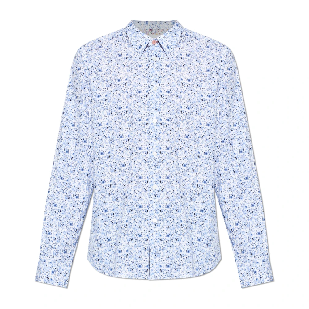 Ps By Paul Smith Herren Weiß - Bedrucktes Hemd - Shirts - 2XL