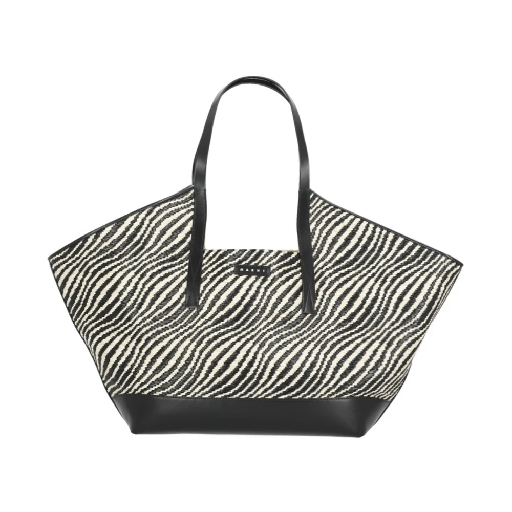 Marni Damen Schwarz - Wave Tote - Bags - K - One Size