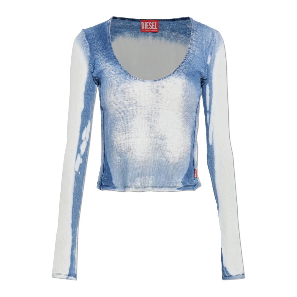Diesel Damen Blau - T-Ulio Top - Tops - 2XS