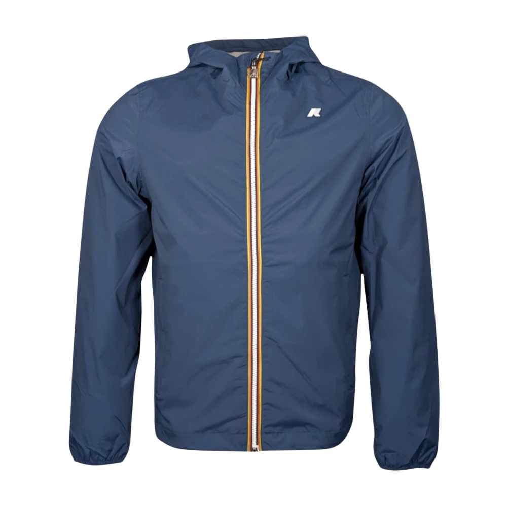 K-Way Herren Blau - Jack Stretch Nylon Jersey - Jackets - L