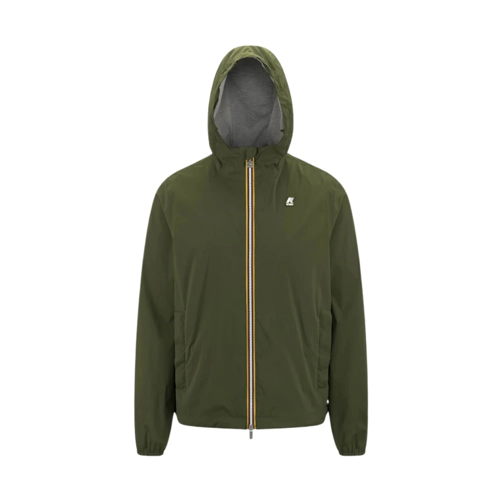 K-Way Herren Grün - Jack Stretch Nylon Jersey - Jackets - S